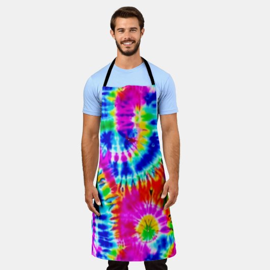 Rainbow Tie Dye Schort (Gedragen)