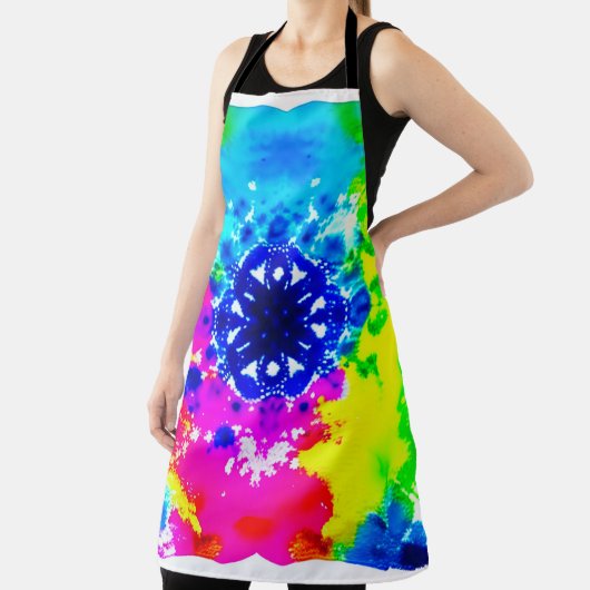 Rainbow Tie Dye Schort (Insitu)