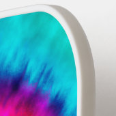 Rainbow Tie Dye Signature Pickleball Paddle (Links Detail)