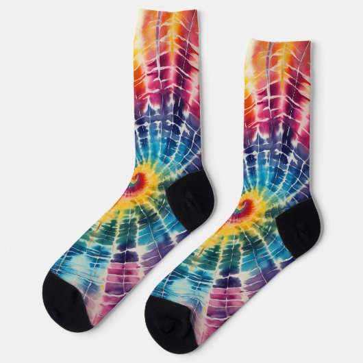 Rainbow Tie Dye Sokken (Links)
