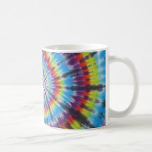 Rainbow Tie Dye Swirl Coffee Mok