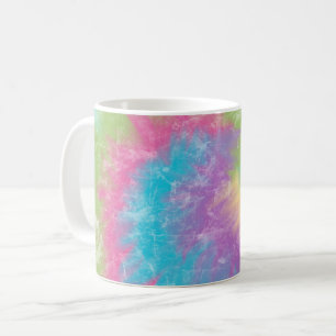 Rainbow Tie Dye Swirl Koffiemok