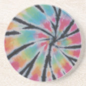 Rainbow Tie Dye Swirl Onderzetter Set (Voorkant)