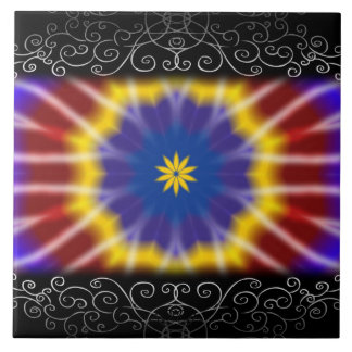 Rainbow Tie Dye Tegeltje