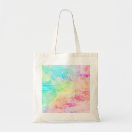 Rainbow Tie Dye Tote Bag (Voorkant)