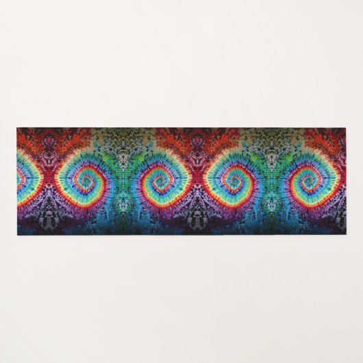 Rainbow Tie Dye Yoga Mat (dubbelzijdig) (Achterkant (horizontaal))