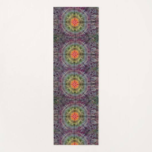 Rainbow Tie Dye Yoga Mat (dubbelzijdig) (Voorkant)