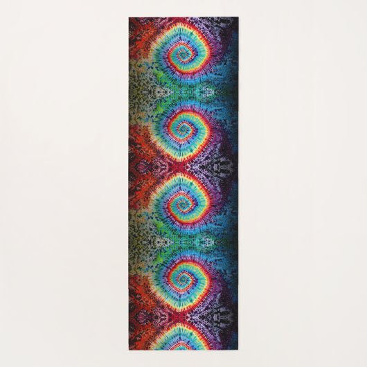 Rainbow Tie Dye Yoga Mat (dubbelzijdig) (Achterkant)