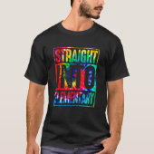 Rainbow Tie-kleurstof recht in het basiselement te T-shirt (Voorkant)