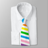 Rainbow Tie with Secret Message Stropdas (Gebonden)