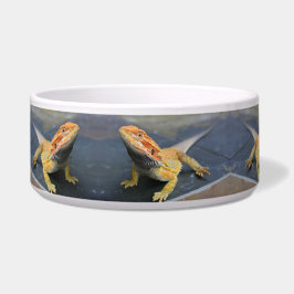 Rainbow Tiger Bearded Dragon Ceramic Pet Bowl Voerbakje
