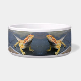 Rainbow Tiger Bearded Dragon Ceramic Pet Bowl Voerbakje