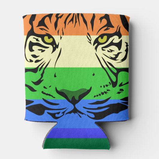 Rainbow Tiger Blikjeskoeler (Achterkant)