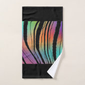 Rainbow Tiger Exotic Animal Print Bad Handdoek (Handdoek)