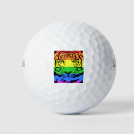 Rainbow Tiger Golfballen