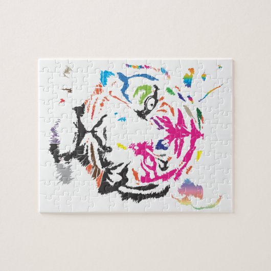 Rainbow Tiger Legpuzzel (Horizontaal)