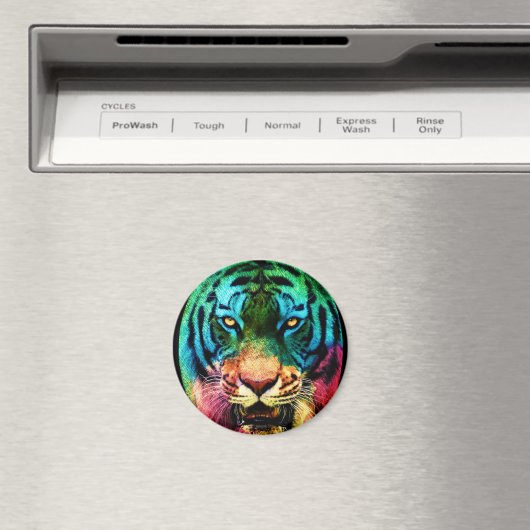 Rainbow Tiger Magneet (Insitu (Vaatwasser))