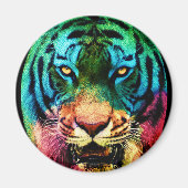 Rainbow Tiger Magneet (Voorkant)