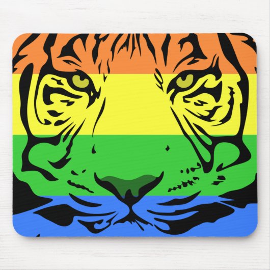 Rainbow Tiger Muismat (Voorkant)