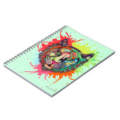 Rainbow Tiger Notitieboek (Linkerzijde)