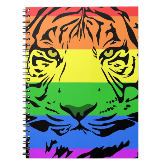 Rainbow Tiger Notitieboek (Voorkant)