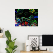 Rainbow Tiger Poster (Thuiskantoor)