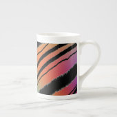 Rainbow Tiger Print Porselein Kop (Rechts)