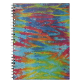 Rainbow Tiger Stripes Tie Dye PhatDyes Notitieboek