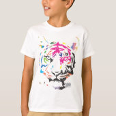 Rainbow Tiger T-shirt (Voorkant)