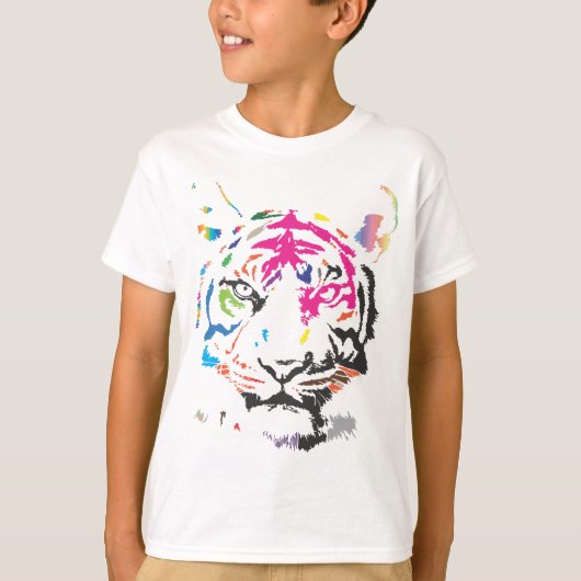 Rainbow Tiger T-shirt (Voorkant)