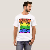 Rainbow Tiger T-shirt (Voorkant volledig)