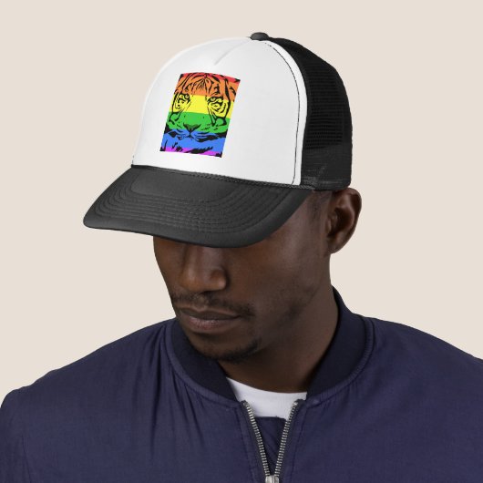 Rainbow Tiger Trucker Pet (In situ)