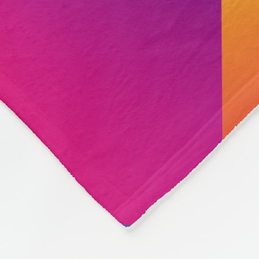 Rainbow Tiled Pillow Fleece Deken (Hoek)