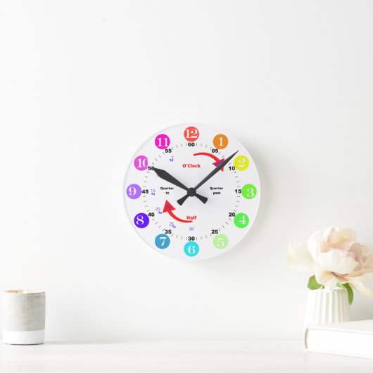 Rainbow Time Learning Ronde Klok (Huis)