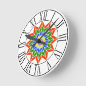 Rainbow Time Ronde Klok (Hoek)