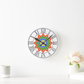 Rainbow Time Ronde Klok (Huis)