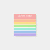 Rainbow To Do List - Aangepaste naam Post-it® Notes (Voorkant)