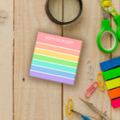Rainbow To Do List - Aangepaste naam Post-it® Notes