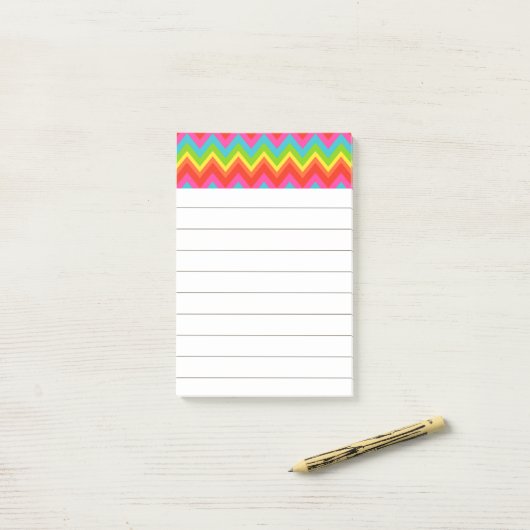 Rainbow To Do List Post It Notities Post-it® Notes (Op bureau)