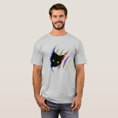 Rainbow Torn, eigenaar van Gay Pride Cat T-shirt (Voorkant volledig)