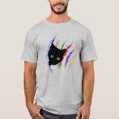 Rainbow Torn, eigenaar van Gay Pride Cat T-shirt (Voorkant)