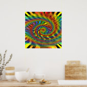 Rainbow Tornado Poster (Keuken)