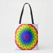 Rainbow Torus Canvas tas (Voorkant)