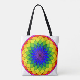 Rainbow Torus Canvas tas