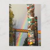 Rainbow Totem Postcard Briefkaart (Voorkant)