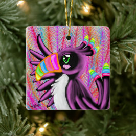 RAINBOW TOUCAN VOOR KINDEREN KERAMISCH ORNAMENT