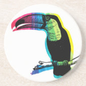 Rainbow Toucan Zandsteen Onderzetter (Voorkant)