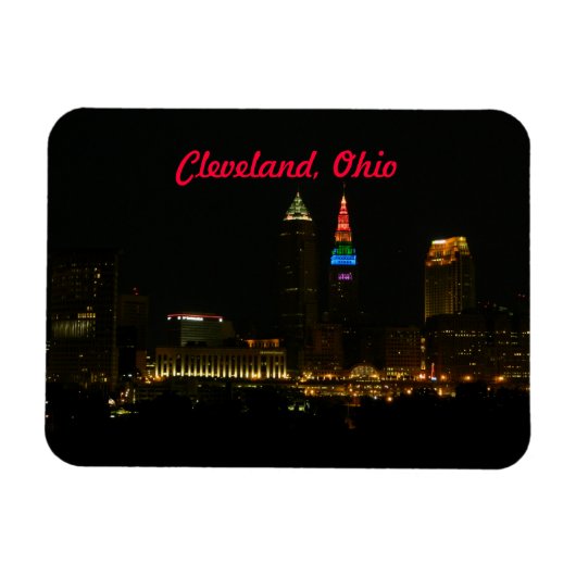 Rainbow Tower, Cleveland Ohio Magnet Magneet (Horizontaal)