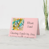 Rainbow Tracks Wenskaart van Janz Kaart (Achterkant)