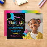 Rainbow Trampoline Park Kids Birthday Bedankkaart<br><div class="desc">Mijn Rainbow Trampoline Park Kids Verjaardag Dank u Kaarten zijn de perfecte manier om dank u te zeggen! Voeg je foto en bericht toe voor een perfecte bedankkaart.</div>